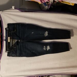 Maurices Dark Blue Button-Fly Jeans